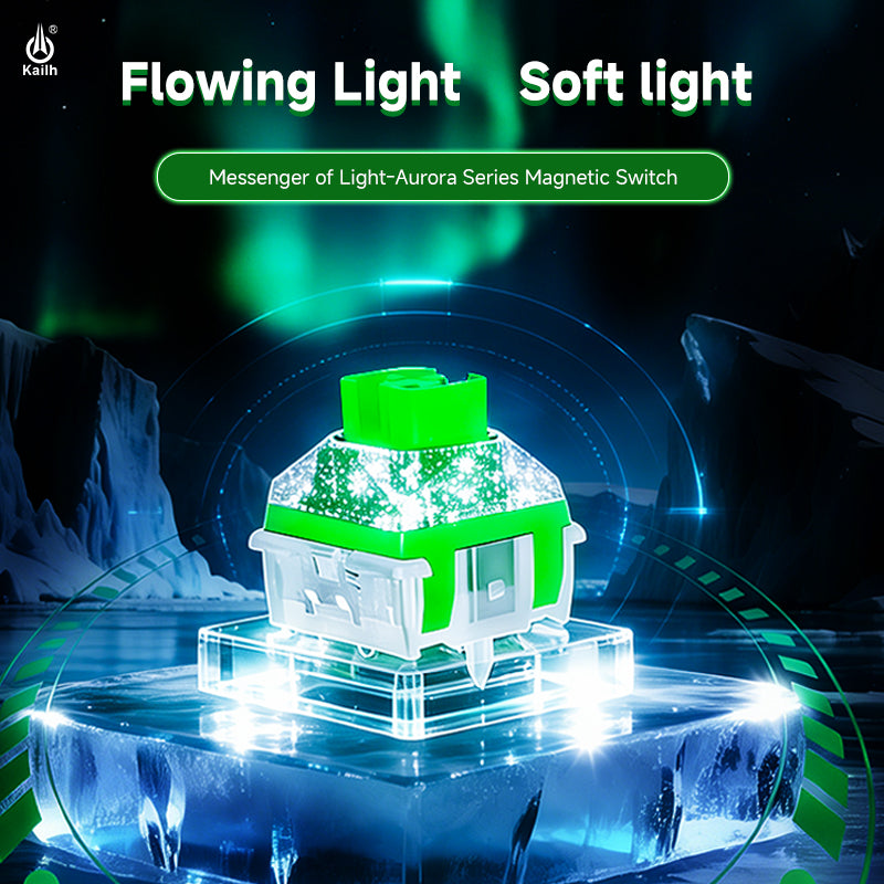 Kailh New Product - Aurora Series Magnetic Switch | Dual Light